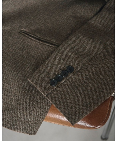 anuke Herringbone Wool Jacket（その他アウター）｜anuke（アンヌーク