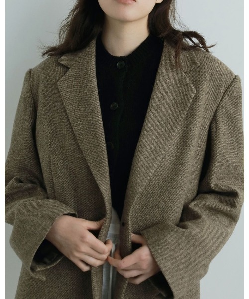 anuke Herringbone Wool Jacket（その他アウター）｜anuke（アンヌーク