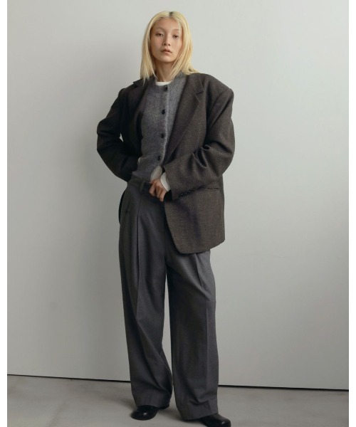 anuke Herringbone Wool Jacket（その他アウター）｜anuke（アンヌーク