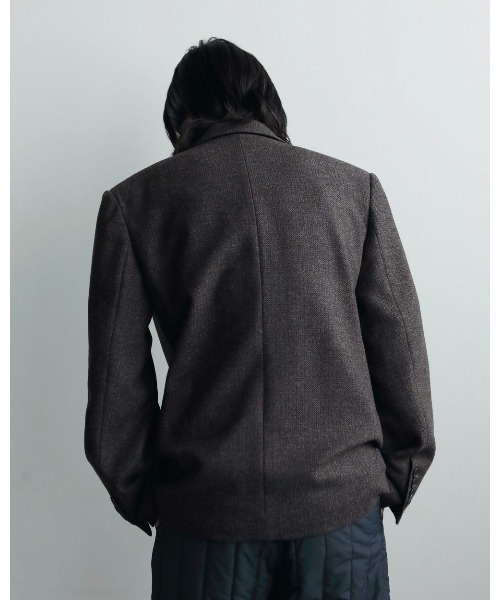 anuke Herringbone Wool Jacket（その他アウター）｜anuke（アンヌーク