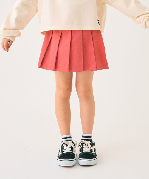 minimal（ミニマル）の「細コールラップパンツ（スカート・キッズ・ラベンダー/チャコール/アイボリー/スモークピンク・100cm/120cm/110cm/130cm/140cm/90cm）」の4枚目の写真