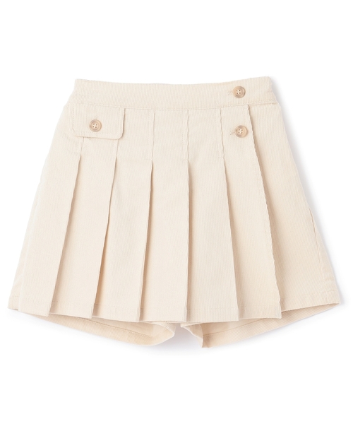 minimal（ミニマル）の「細コールラップパンツ（スカート・キッズ・ラベンダー/チャコール/アイボリー/スモークピンク・100cm/120cm/110cm/130cm/140cm/90cm）」の2枚目の写真