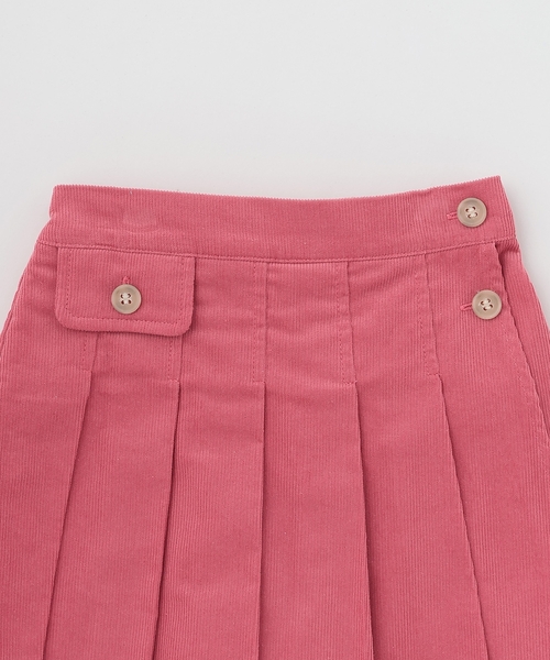 minimal（ミニマル）の「細コールラップパンツ（スカート・キッズ・ラベンダー/チャコール/アイボリー/スモークピンク・100cm/120cm/110cm/130cm/140cm/90cm）」の6枚目の写真