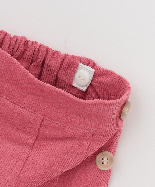 minimal（ミニマル）の「細コールラップパンツ（スカート・キッズ・ラベンダー/チャコール/アイボリー/スモークピンク・100cm/120cm/110cm/130cm/140cm/90cm）」の7枚目の写真