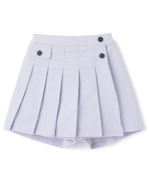 minimal（ミニマル）の「細コールラップパンツ（スカート・キッズ・ラベンダー/チャコール/アイボリー/スモークピンク・100cm/120cm/110cm/130cm/140cm/90cm）」の15枚目の写真