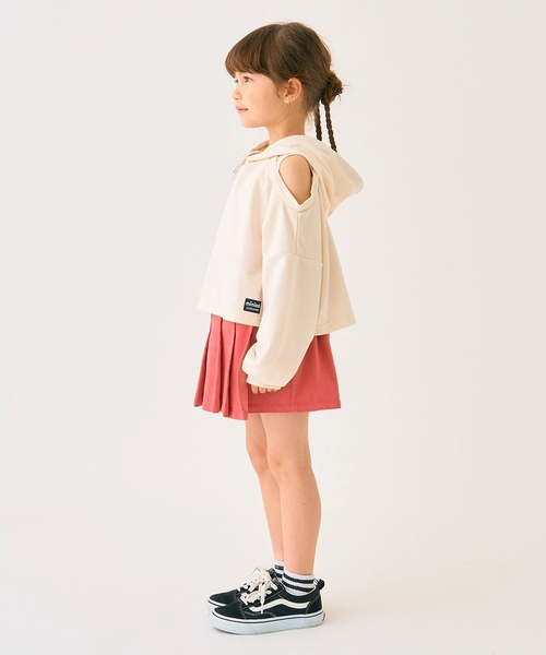 minimal（ミニマル）の「細コールラップパンツ（スカート・キッズ・ラベンダー/チャコール/アイボリー/スモークピンク・100cm/120cm/110cm/130cm/140cm/90cm）」の17枚目の写真