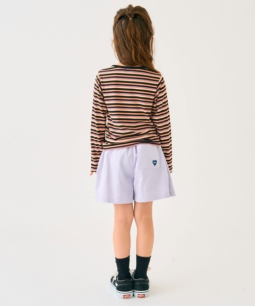 minimal（ミニマル）の「細コールラップパンツ（スカート・キッズ・ラベンダー/チャコール/アイボリー/スモークピンク・100cm/120cm/110cm/130cm/140cm/90cm）」の20枚目の写真