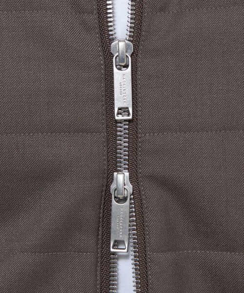 MACKINTOSH LONDON（マッキントッシュ ロンドン）の「フーデットアウターニットコンビ（パーカー・メンズ・ベージュ系その他5/ブラック・L/M/XL）」の9枚目の写真