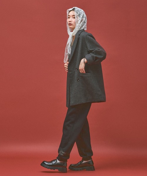 Kappa（カッパ）の「≪Kappa×and ST ウェルネスクラブ≫レギュラーフィットスウェットパンツ (ユニセックス)（スウェットパンツ・レディース・ブルー/ブラック/ホワイト・MEDIUM/LARGE/SMALL）」の15枚目の写真