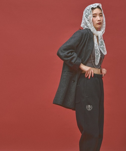 Kappa（カッパ）の「≪Kappa×and ST ウェルネスクラブ≫レギュラーフィットスウェットパンツ (ユニセックス)（スウェットパンツ・レディース・ブルー/ブラック/ホワイト・MEDIUM/LARGE/SMALL）」の18枚目の写真