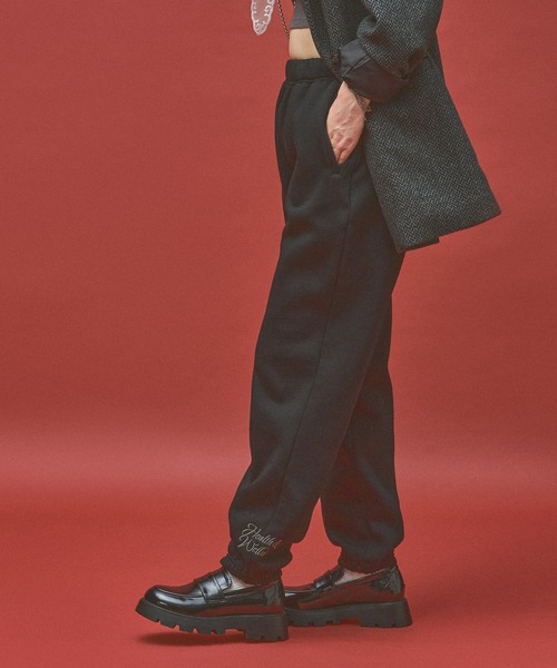 Kappa（カッパ）の「≪Kappa×and ST ウェルネスクラブ≫レギュラーフィットスウェットパンツ (ユニセックス)（スウェットパンツ・レディース・ブルー/ブラック/ホワイト・MEDIUM/LARGE/SMALL）」の12枚目の写真