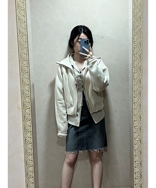 PARTIMENTO WOMEN(パルティメントウィメン)の「ラインジャージトラックトップ_アイボリー(ナイロンジャケット・レディース・その他・ONE SIZE)」の20枚目の写真