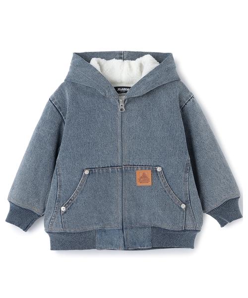 XLARGE KIDS(エクストララージキッズ)の「ケミカルデニムブルゾン(ブルゾン・キッズ・ブルー/ブラック・90cm/140cm/130cm/110cm/120cm/100cm)」の12枚目の写真