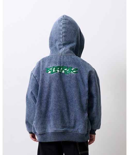 XLARGE KIDS(エクストララージキッズ)の「ケミカルデニムブルゾン(ブルゾン・キッズ・ブルー/ブラック・90cm/140cm/130cm/110cm/120cm/100cm)」の13枚目の写真