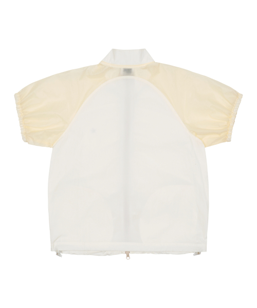 THECOLDESTMOMENT(ザコールデストモーメント)の「(w) TCM shirring half windstoper (ivory/beige)(ナイロンジャケット・レディース・その他・MEDIUM/LARGE)」の3枚目の写真