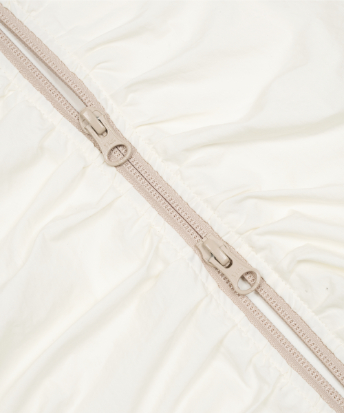 THECOLDESTMOMENT(ザコールデストモーメント)の「(w) TCM shirring half windstoper (ivory/beige)(ナイロンジャケット・レディース・その他・MEDIUM/LARGE)」の5枚目の写真