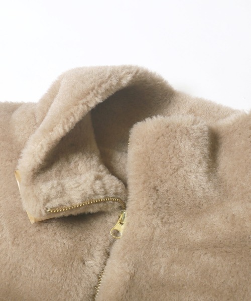 セール】フェイクファースタンドカラーブルゾン（ブルゾン）｜coca