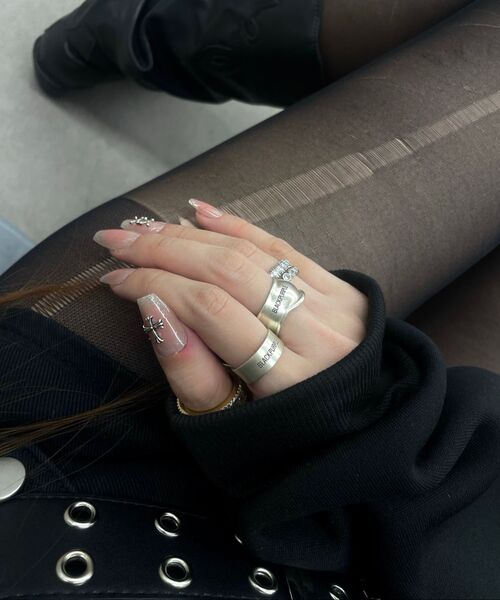 BLACKPURPLE（ブラックパープル）の「[シルバー925] フェイズエッジリングPhase Edge Ring_Silver（リング・レディース・その他・11号/22号）」の3枚目の写真