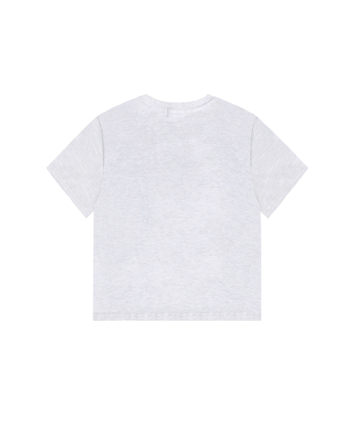ROCKCAKE（ロックケーキ）の「Square Logo Denim Top - White Melange（Tシャツ/カットソー・レディース・その他・SMALL）」の3枚目の写真