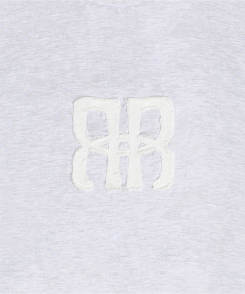 ROCKCAKE（ロックケーキ）の「Square Logo Denim Top - White Melange（Tシャツ/カットソー・レディース・その他・SMALL）」の4枚目の写真