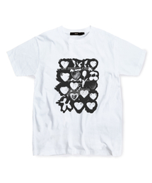 グレー フェイバリット シングス Tシャツ ホワイト