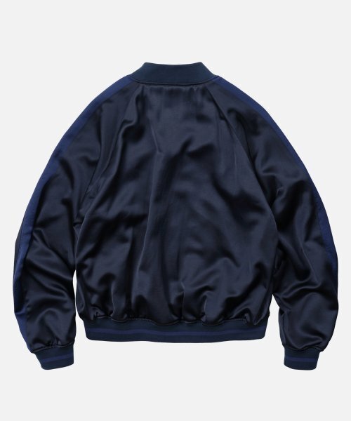 FRIZMWORKS(フリズムワークス)の「VISCOSE SATIN JACKET _ NAVY(ブルゾン・メンズ・その他・MEDIUM/LARGE/X-LARGE)」の4枚目の写真