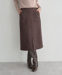 YECCA VECCA | ハイウエストフェイクスエードスカート(スカート)