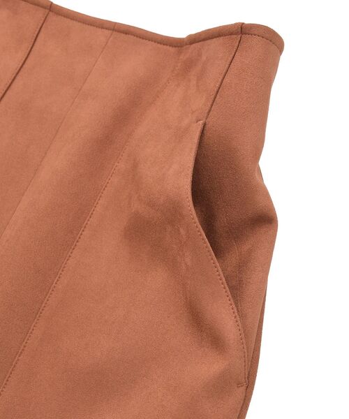 YECCA VECCA（イェッカヴェッカ）の「ハイウエストフェイクスエードスカート（スカート・レディース・テラコッタ/ブラウン/ライトベージュ/ライトブルー・S/M）」の14枚目の写真