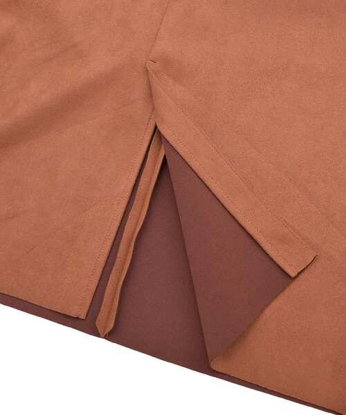 YECCA VECCA（イェッカヴェッカ）の「ハイウエストフェイクスエードスカート（スカート・レディース・テラコッタ/ブラウン/ライトベージュ/ライトブルー・S/M）」の13枚目の写真