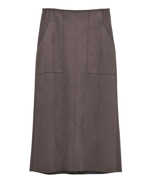 YECCA VECCA（イェッカヴェッカ）の「ハイウエストフェイクスエードスカート（スカート・レディース・テラコッタ/ブラウン/ライトベージュ/ライトブルー・S/M）」の8枚目の写真