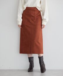 YECCA VECCA | ハイウエストフェイクスエードスカート(スカート)