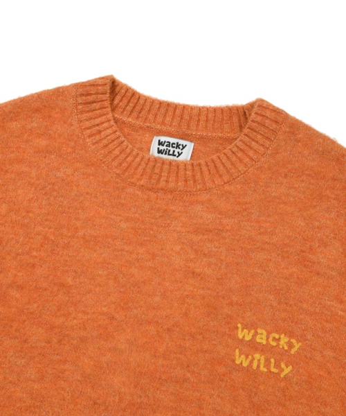 Wacky WiLLy(ワッキーウィリー)の「ヘアリープルオーバーニットオレンジ(ニット/セーター・レディース・その他・SMALL/LARGE)」の4枚目の写真