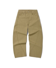 Verdnt（バーダント）の「Cut Layered Cargo Wide Cotton Pants [Beige]（その他パンツ）」
