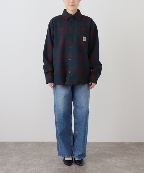 は*ー様 【希少L❗️好配色】Carhartt WIP オンブレ チェック ウー Carhartt WIP / MERTON SHIRT JAC [MERTON CHECK × COLZA *YELLOW