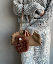 COSY（コージー）の「[COSY/コージー] リアルファー スモールベア キーチャーム（キーホルダー）」