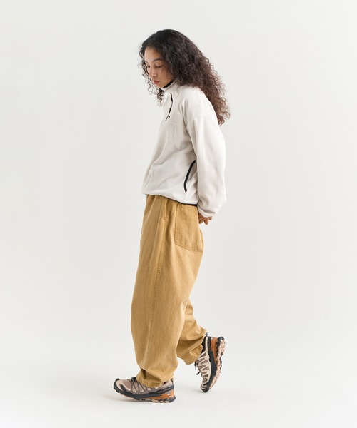 NANGA(ナンガ)の「AIR WARM FLEECE TOPS W/エアウォーム フリース トップス (ウィメンズ)(その他トップス・レディース・グリーン/アイボリー/ブラック/ピンク系その他・L/M/S)」の8枚目の写真