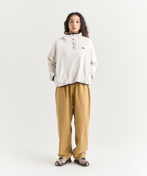NANGA(ナンガ)の「AIR WARM FLEECE TOPS W/エアウォーム フリース トップス (ウィメンズ)(その他トップス・レディース・グリーン/アイボリー/ブラック/ピンク系その他・L/M/S)」の6枚目の写真