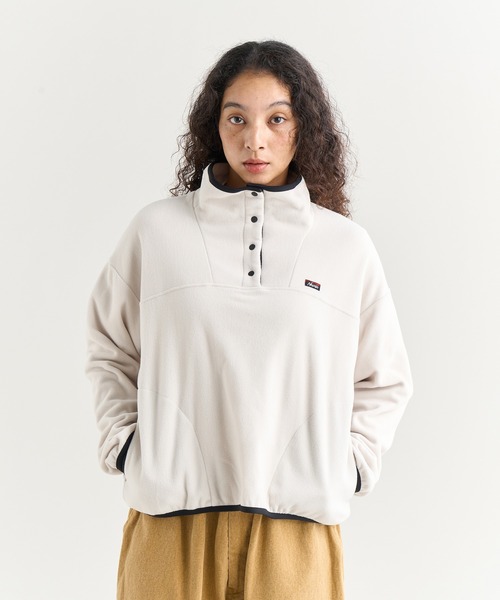 NANGA(ナンガ)の「AIR WARM FLEECE TOPS W/エアウォーム フリース トップス (ウィメンズ)(その他トップス・レディース・グリーン/アイボリー/ブラック/ピンク系その他・L/M/S)」の5枚目の写真
