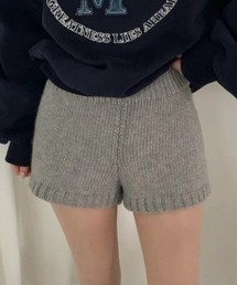 ニットショートパンツ