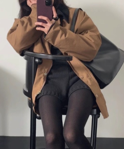 yuue' ( wear )（ユーイ）の「ニットショートパンツ（その他パンツ・レディース・チャコールグレー/グレー/ブラック・FREE）」の6枚目の写真