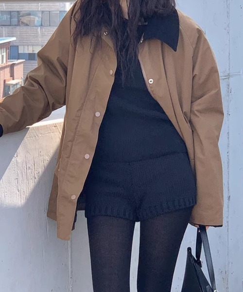 yuue' ( wear )（ユーイ）の「ニットショートパンツ（その他パンツ・レディース・チャコールグレー/グレー/ブラック・FREE）」の7枚目の写真