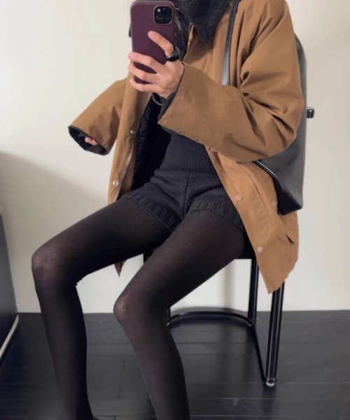 yuue' ( wear )（ユーイ）の「ニットショートパンツ（その他パンツ・レディース・チャコールグレー/グレー/ブラック・FREE）」の5枚目の写真