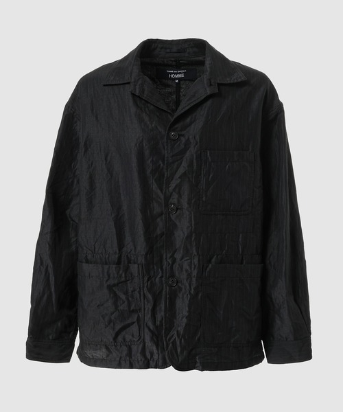 COMME des GARCONS HOMME(コム デ ギャルソン・オム)の「ESTEL LINEN STRIPE JACKET(その他アウター・メンズ・ブラック系/ネイビー系・S/M)」の1枚目の写真