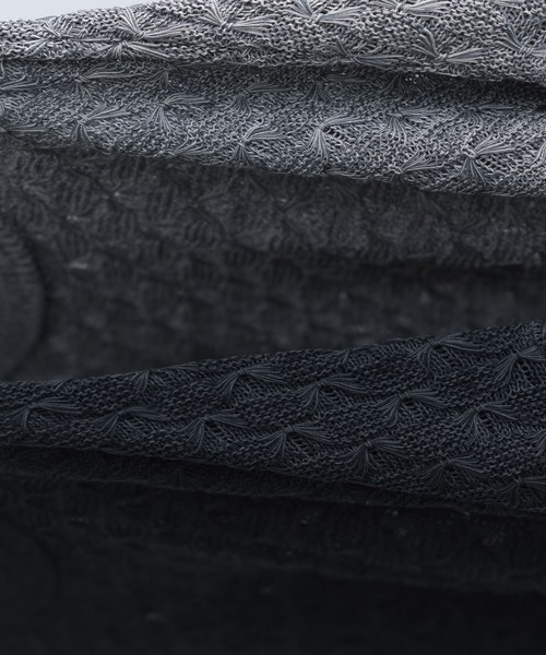 remer（リメール）の「LIGHT DRY BUTTERFLY KNIT / ライトドライバタフライニット（ニット/セーター・メンズ・グレー/ブラック・LARGE/MEDIUM/SMALL/X-SMALL）」の20枚目の写真