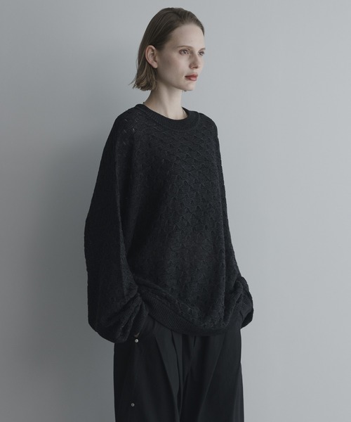 remer（リメール）の「LIGHT DRY BUTTERFLY KNIT / ライトドライバタフライニット（ニット/セーター・メンズ・グレー/ブラック・LARGE/MEDIUM/SMALL/X-SMALL）」の6枚目の写真