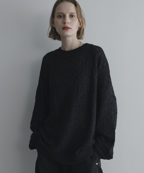 remer（リメール）の「LIGHT DRY BUTTERFLY KNIT / ライトドライバタフライニット（ニット/セーター・メンズ・グレー/ブラック・LARGE/MEDIUM/SMALL/X-SMALL）」の11枚目の写真