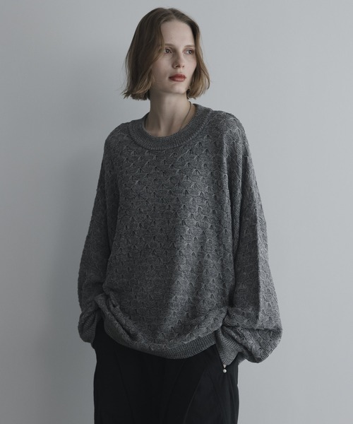 remer（リメール）の「LIGHT DRY BUTTERFLY KNIT / ライトドライバタフライニット（ニット/セーター・メンズ・グレー/ブラック・LARGE/MEDIUM/SMALL/X-SMALL）」の14枚目の写真