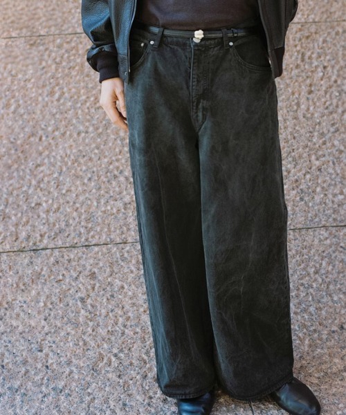 【新品タグ付き】CRACK WASHED BAGGY DENIM PANTS S CRACK WASHED BAGGY DENIM PANTS（デニムパンツ）｜LIDNM（リドム）の