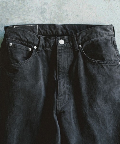 CRACK WASHED BAGGY DENIM PANTS（デニムパンツ）｜LIDNM（リドム）の