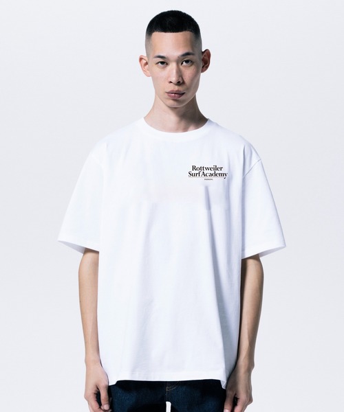 ROTTWEILER（ロットワイラー）の「R9 SURF ACADEMY SS TEE（Tシャツ/カットソー・メンズ・ブラック/ホワイト/ネイビー・S/M/L/XL）」の2枚目の写真